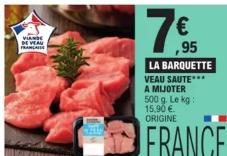 Veau sauté*** à mijoter