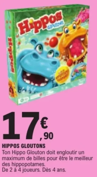 Jeu de société Hippos Gloutons