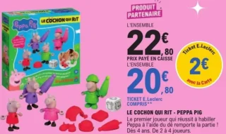 Jeu de société Le Cochon qui rit - Peppa Pig Dujardin