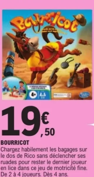 Jeu de société Bourricot