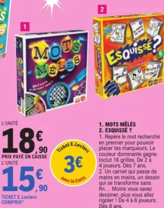 Jeu Mots Mêlés ou Esquissé ?