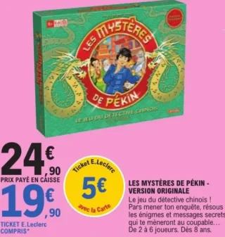 Jeu de société Les Mystères de Pékin - Version originale Lansay