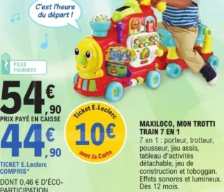 Maxiloco, mon trotti train 7 en 1 Vtech Baby