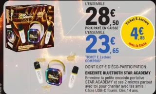 Enceinte Bluetooth Star Academy