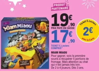 Jeu de société Miam Miaou Ravensburger