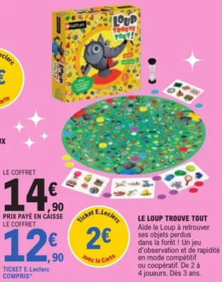 Jeu Le Loup trouve tout Nathan