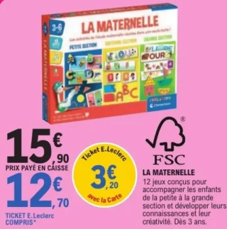 Jeu La Maternelle Clementoni