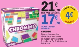 Jeu de société Chromino