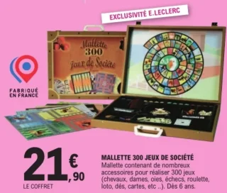 Mallette 300 Jeux de Société