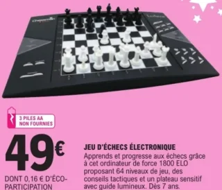 Jeu d'échecs électronique Chessman