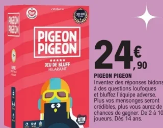 Jeu de société Pigeon Pigeon