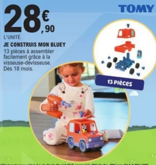 Jeu de construction Tomy Je construis mon Bluey