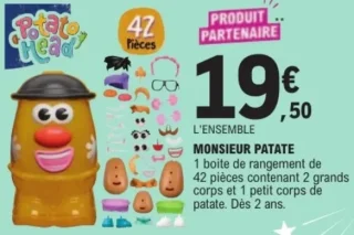 Monsieur Patate Potato Head 42 pièces