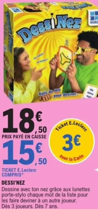 Jeu de société Dessi'nez