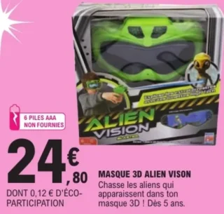 Jeu Masque 3D Alien Vision