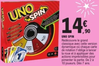 Jeu de cartes Uno Spin