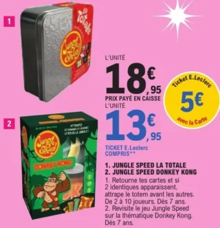 Jeu d'ambiance Jungle Speed La Totale / Donkey Kong