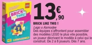 Jeu de société BRICK LIKE THIS ! Lego x Asmodee