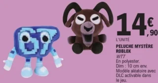 Peluche Mystère Roblox WTT