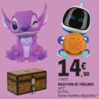 Sélection de tirelires WTT