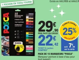Pack de 15 marqueurs "Posca"