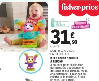 DJ le robot danseur à rebond Fisher-Price