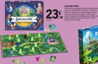 Jeu de société Sagaland Disney Ravensburger