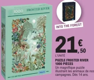 Puzzle Frosted River 1000 pièces Gibsons