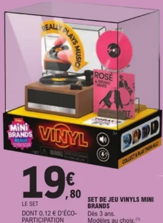 Set de jeu Vinyls Mini Brands Zuru