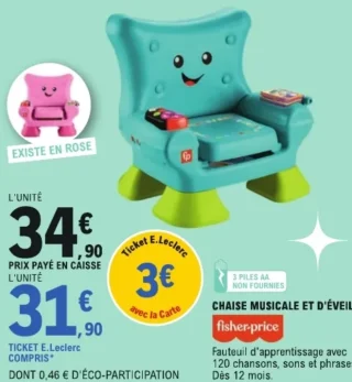 Chaise musicale et d'éveil Fisher-Price