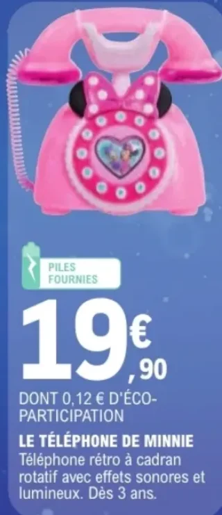 Le téléphone de Minnie Disney