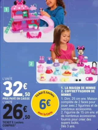 La maison de Minnie / Coffret fashion de Minnie Disney