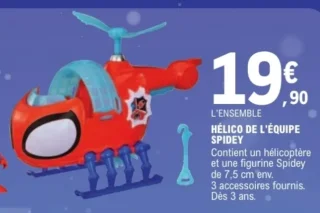 Hélico de l'Équipe Spidey Marvel Spidey et ses Amis Extraordinaires
