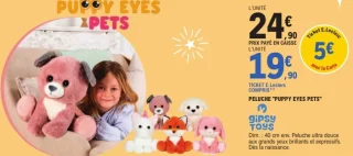 Peluche "PUPPY EYES PETS" Gipsy Toys