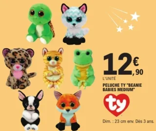 Peluche TY "BEANIE BABIES MEDIUM"