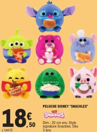 Peluche Disney "Snackles"