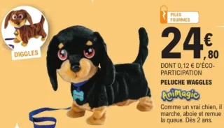 Peluche Waggles AniMagic
