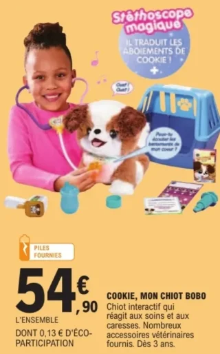 Chiot interactif Cookie, mon chiot bobo