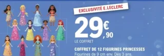Coffret de 12 figurines Princesses Disney