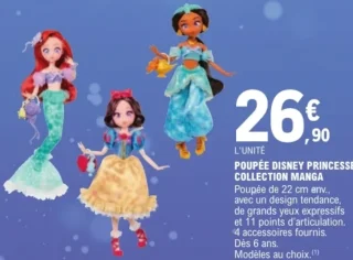 Poupée Disney Princesse Collection Manga