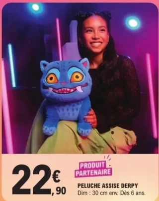 Peluche assise Derpy K-Pop Demon Hunters