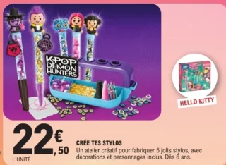 Atelier créatif Crée tes stylos Kpop Demon Hunters