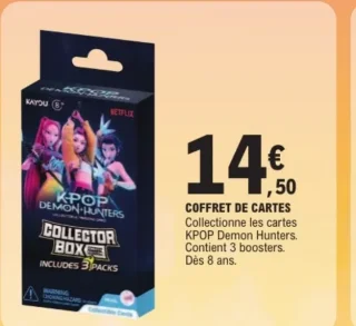 Coffret de cartes Collector Box Kpop Demon Hunters Kayou