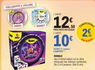 Jeu d'observation Dobble Kpop Demon Hunters / Angel / Disney Asmodee