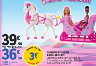 Barbie Casse-Noisette Traîneau et cheval