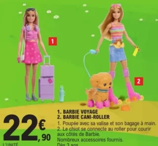 Barbie Voyage / Barbie Cani-Roller
