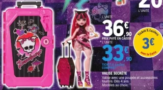 Valise secrète Monster High