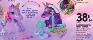 Coffret Wildstar tête à coiffer L'École des licornes