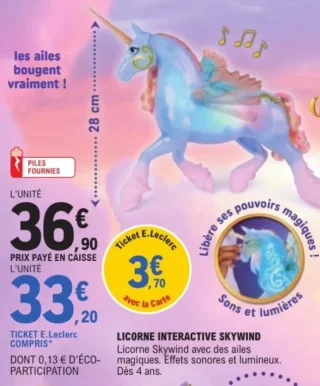 Licorne interactive Skywind L'École des licornes