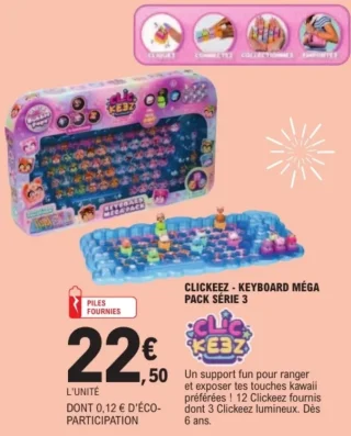 Clickeez - Keyboard Méga Pack Série 3